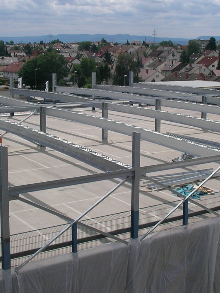 Dachkonstruktion, Parkhaus, Bild 3