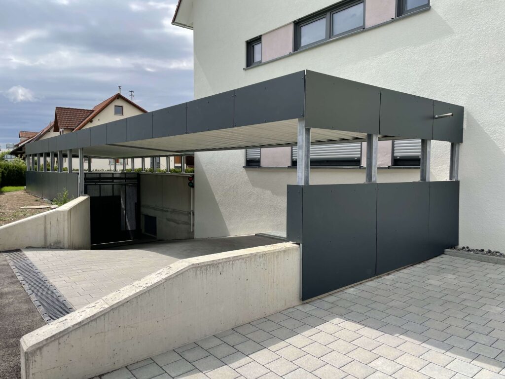 Einhausung Garageneinfahrt, Althengstett