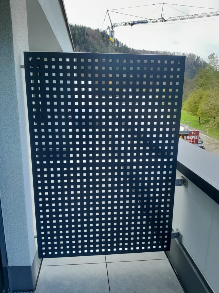 Lochblech Sichtschutz