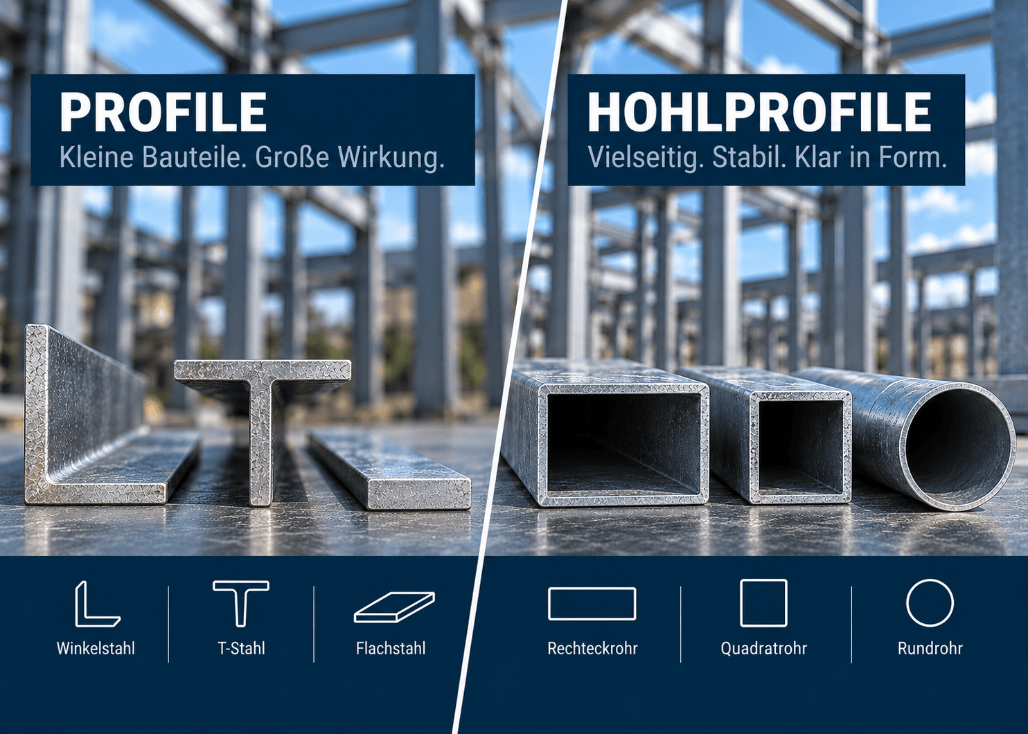 PROFILE & BAUTEILE